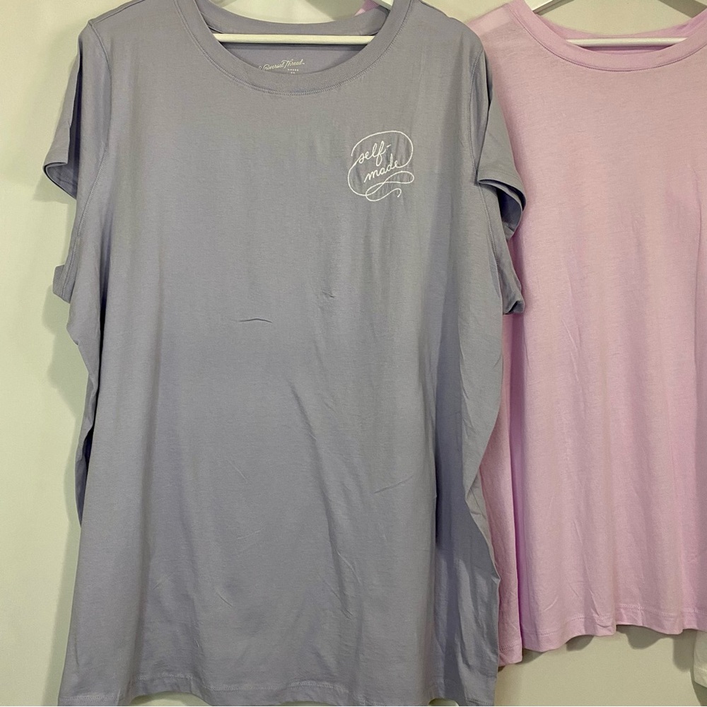 Universal Thread & A New Day Women’s Plus Size Lot of Shirts Purple 2X NWT - Picture 3 of 6